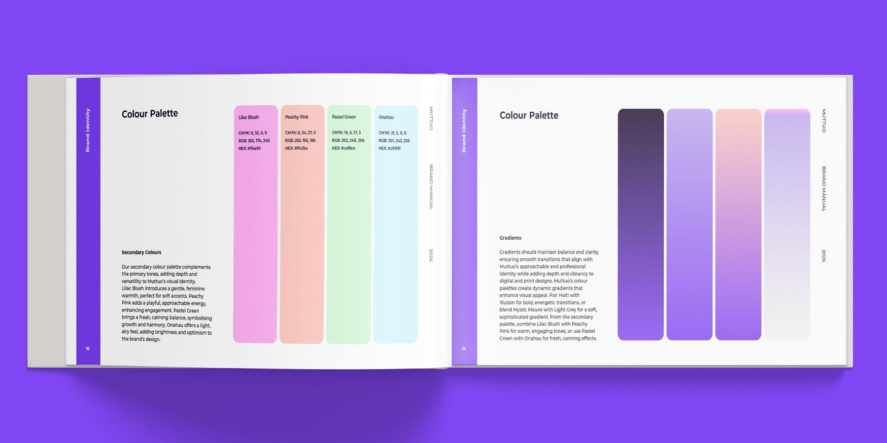 Muttuo mortgages colour palette